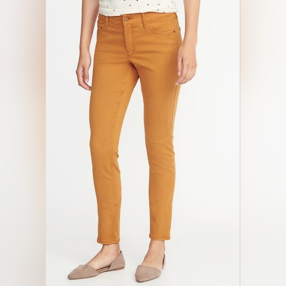 Old Navy Mustard‎ Yellow Skinny Jeans